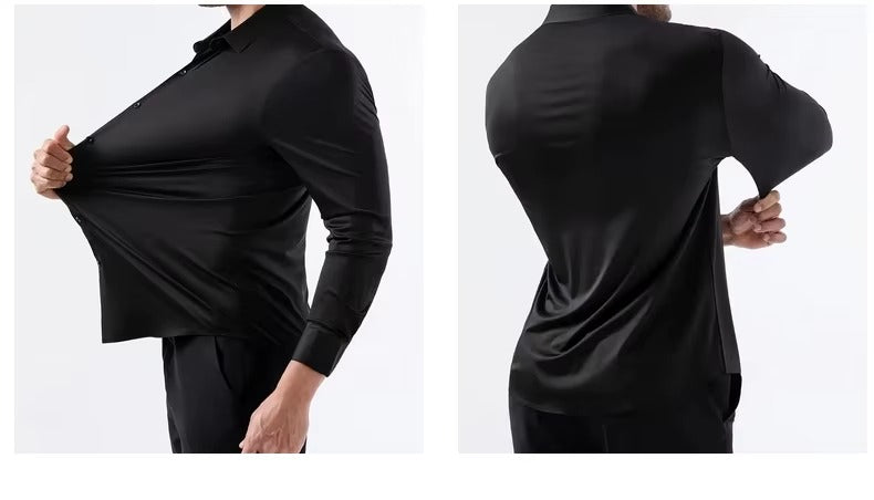 Knitterfreies Slim-Fit-Hemd