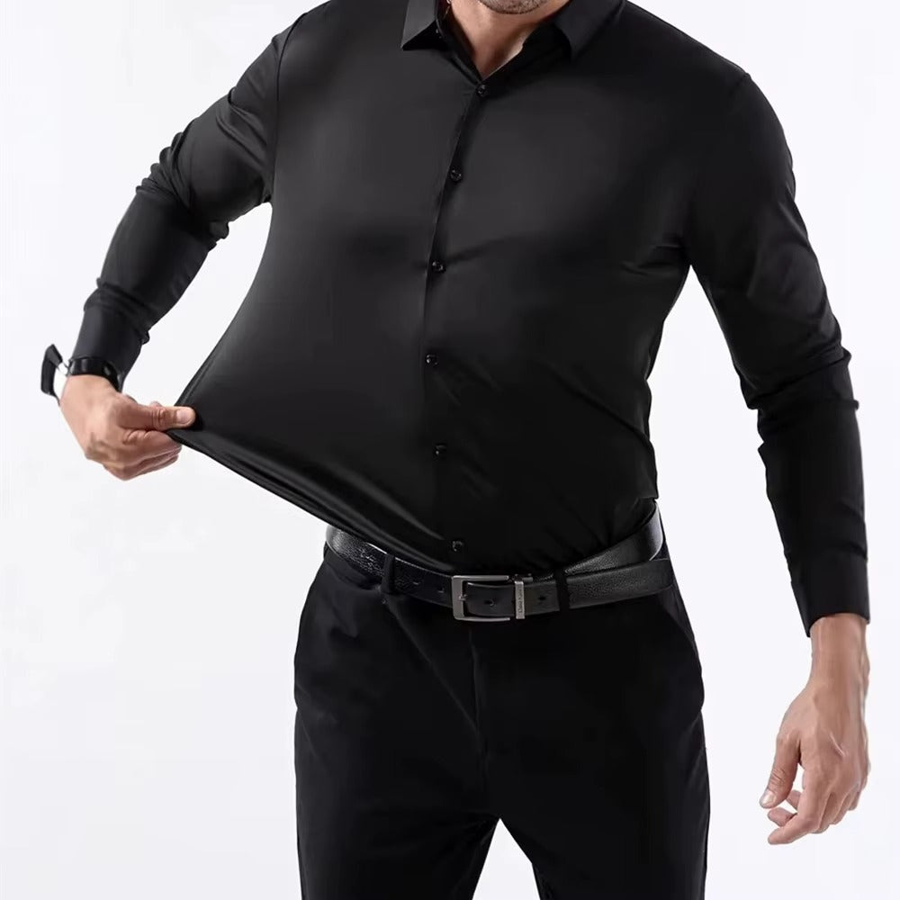 Knitterfreies Slim-Fit-Hemd
