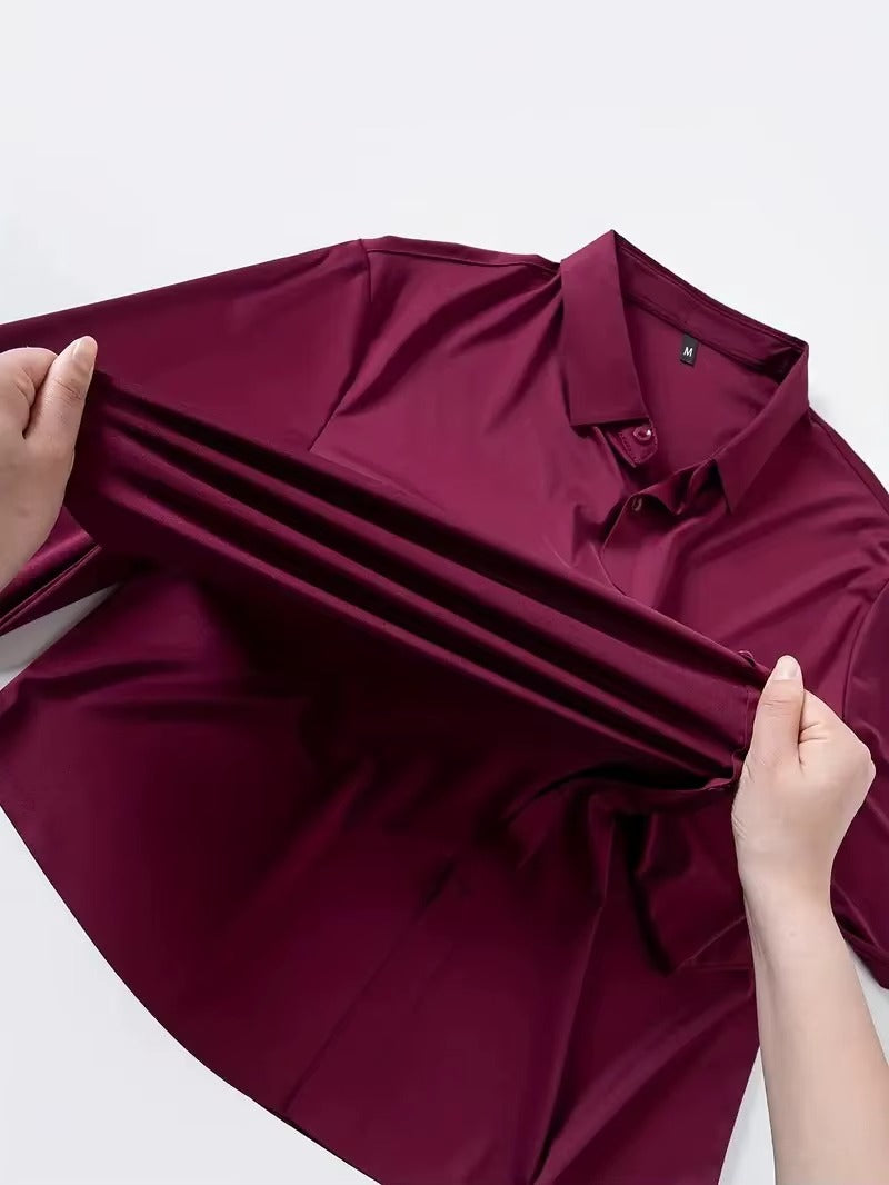 Knitterfreies Slim-Fit-Hemd